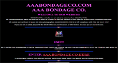 Desktop Screenshot of aaabondageco.com